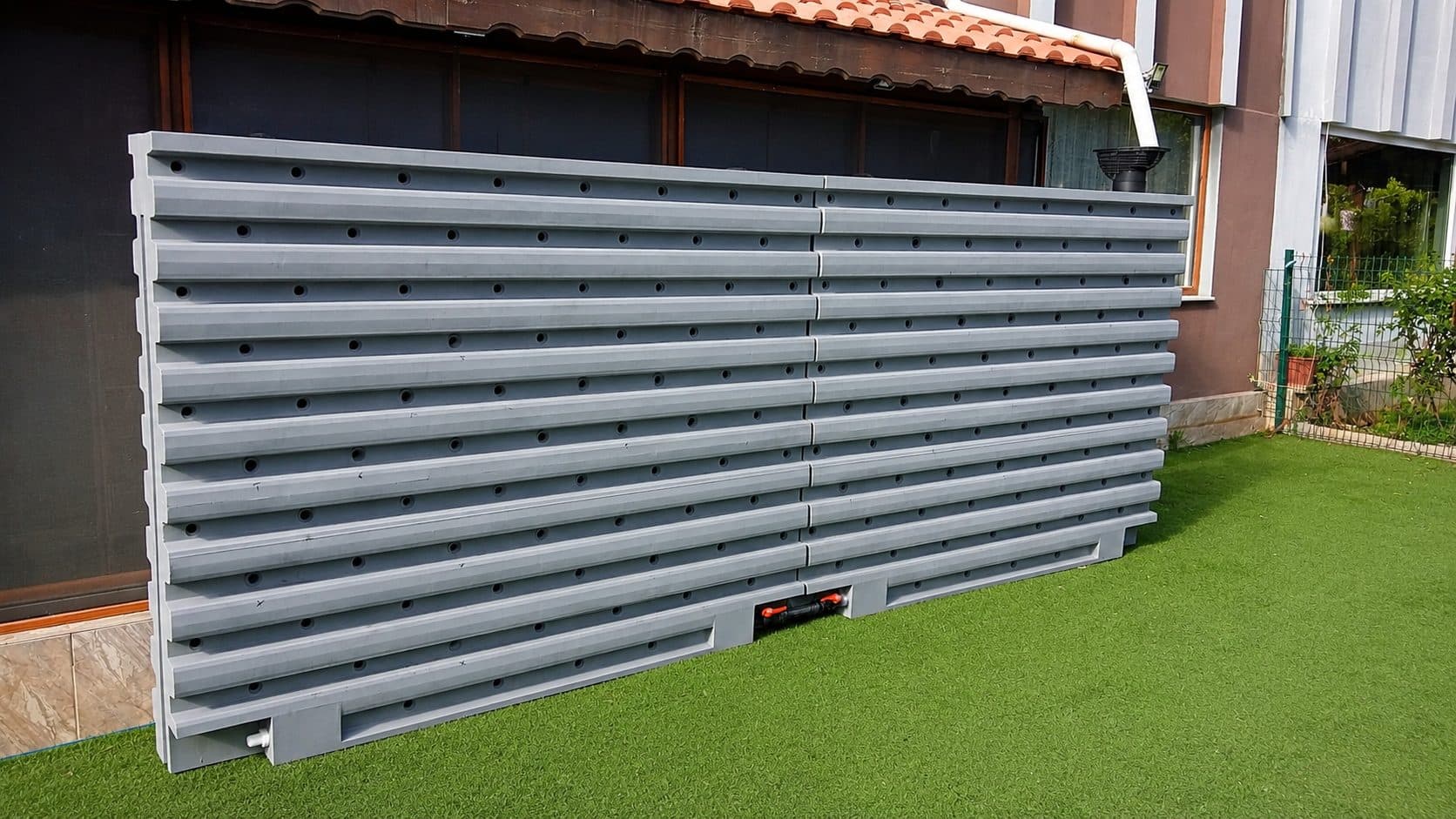 Recinzione Harves in un giardino residenziale